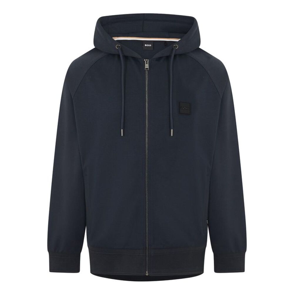 Boss Mens Steele Full Zip Hoodie / Dark Blue